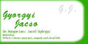 gyorgyi jacso business card